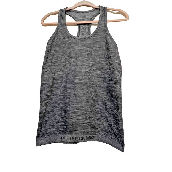 Lululemon Swift Stride Heathered Grey Racerback Tank Top Size 6 - Picture 13 of 14